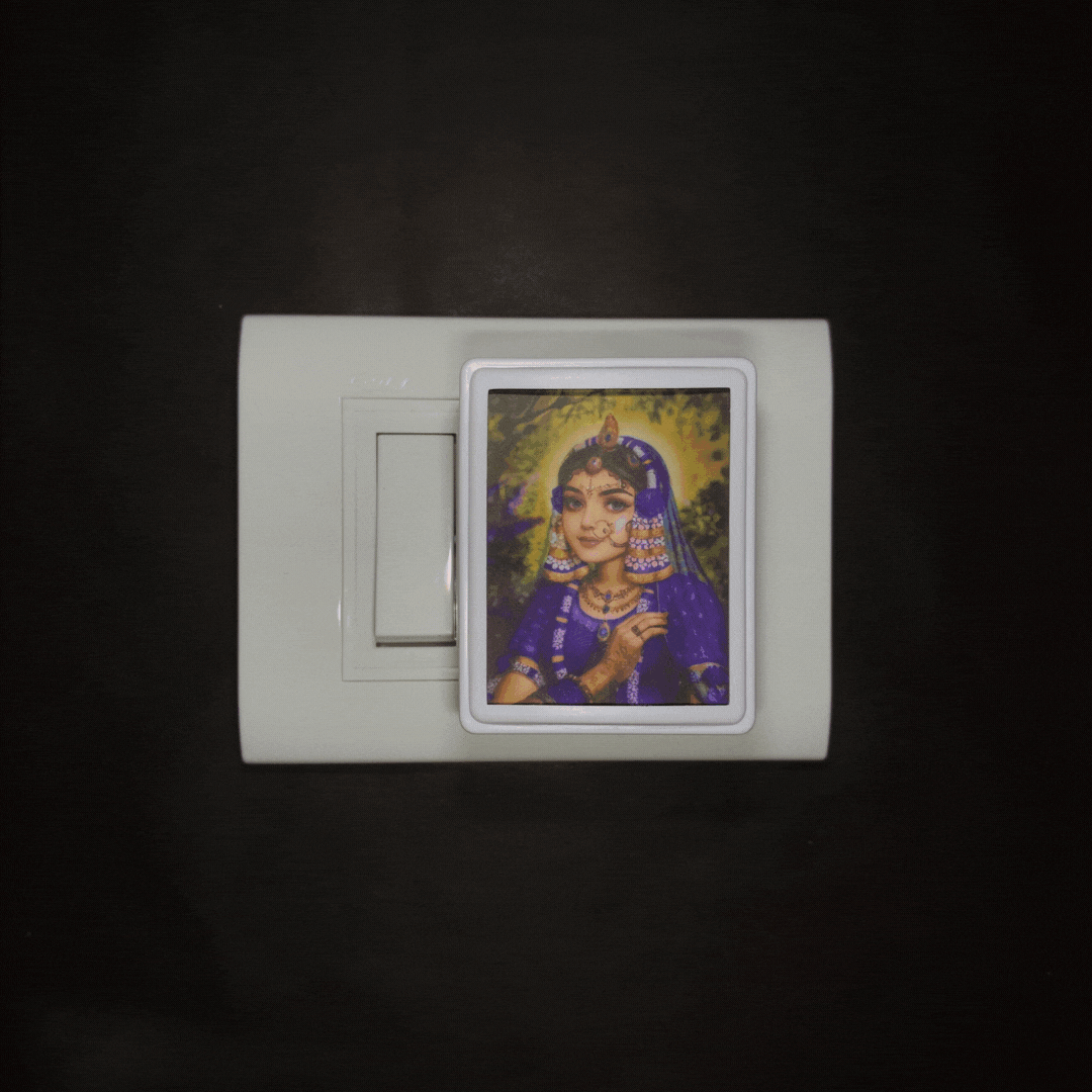 Radha - Night Lamp - Manidweep Art