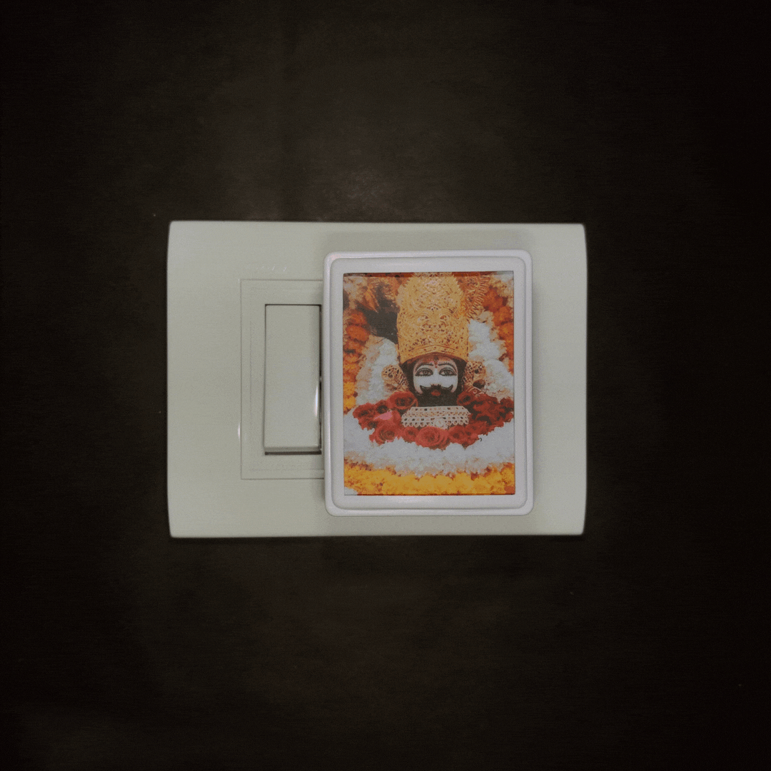 Khatu Shyam - Night Lamp - Manidweep Art