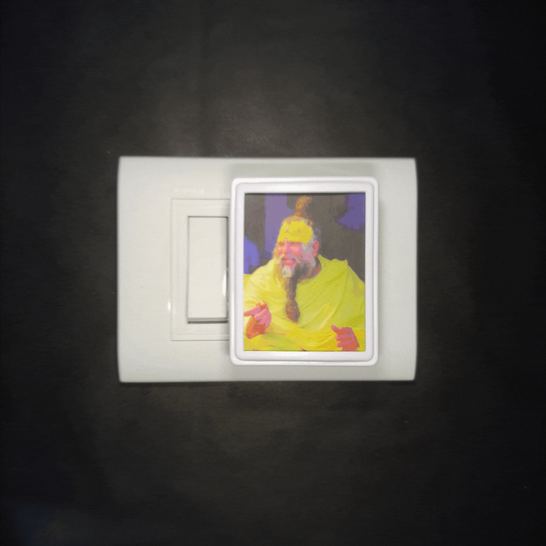 Premanandji Maharaj -  Night Lamp - Manidweep Art