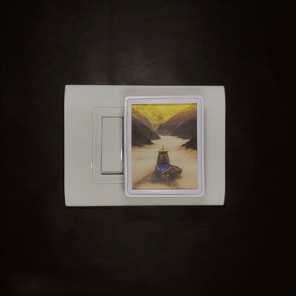 Kedarnath -  Night Lamp - Manidweep Art