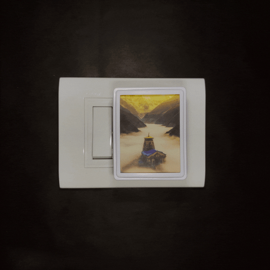 Kedarnath -  Night Lamp - Manidweep Art