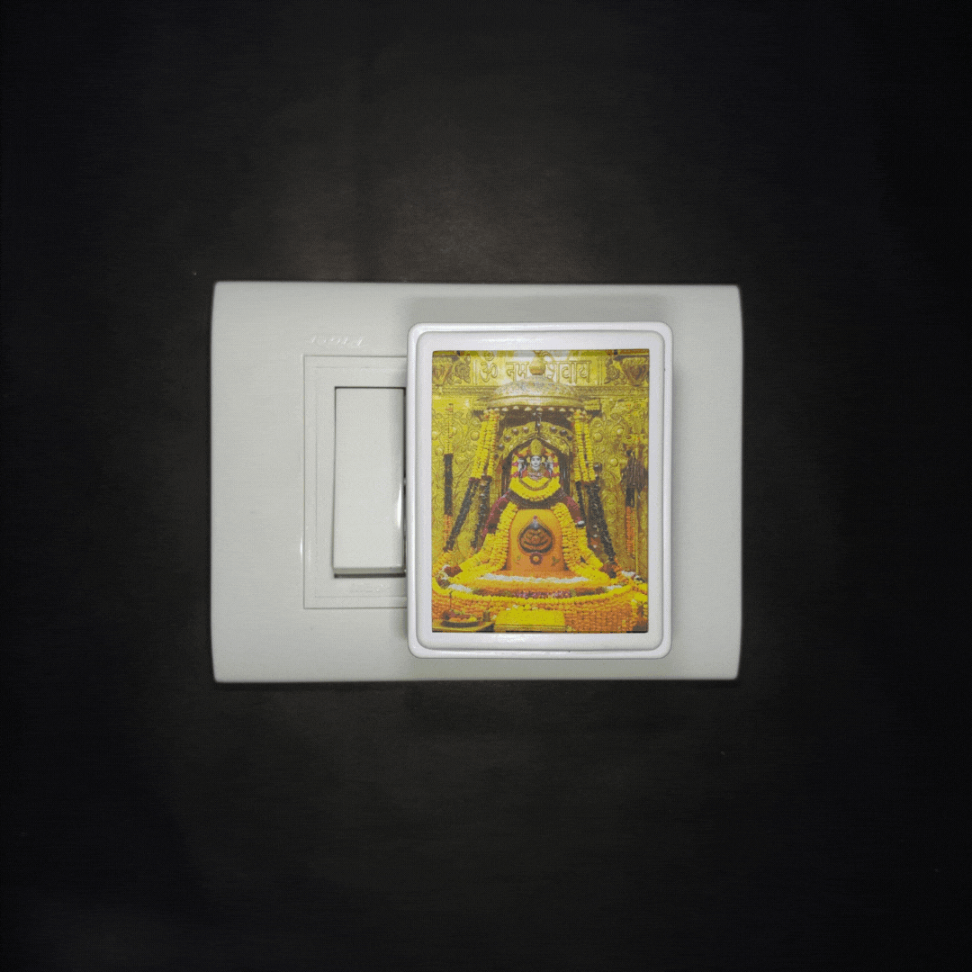 Somnath Mahadev Shringar -  Night Lamp - Manidweep Art