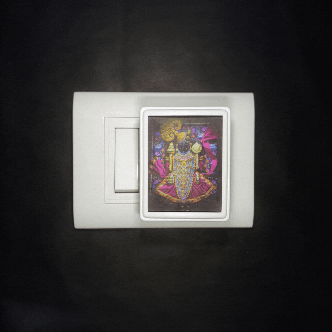Dwarkadhish -  Night Lamp - Manidweep Art