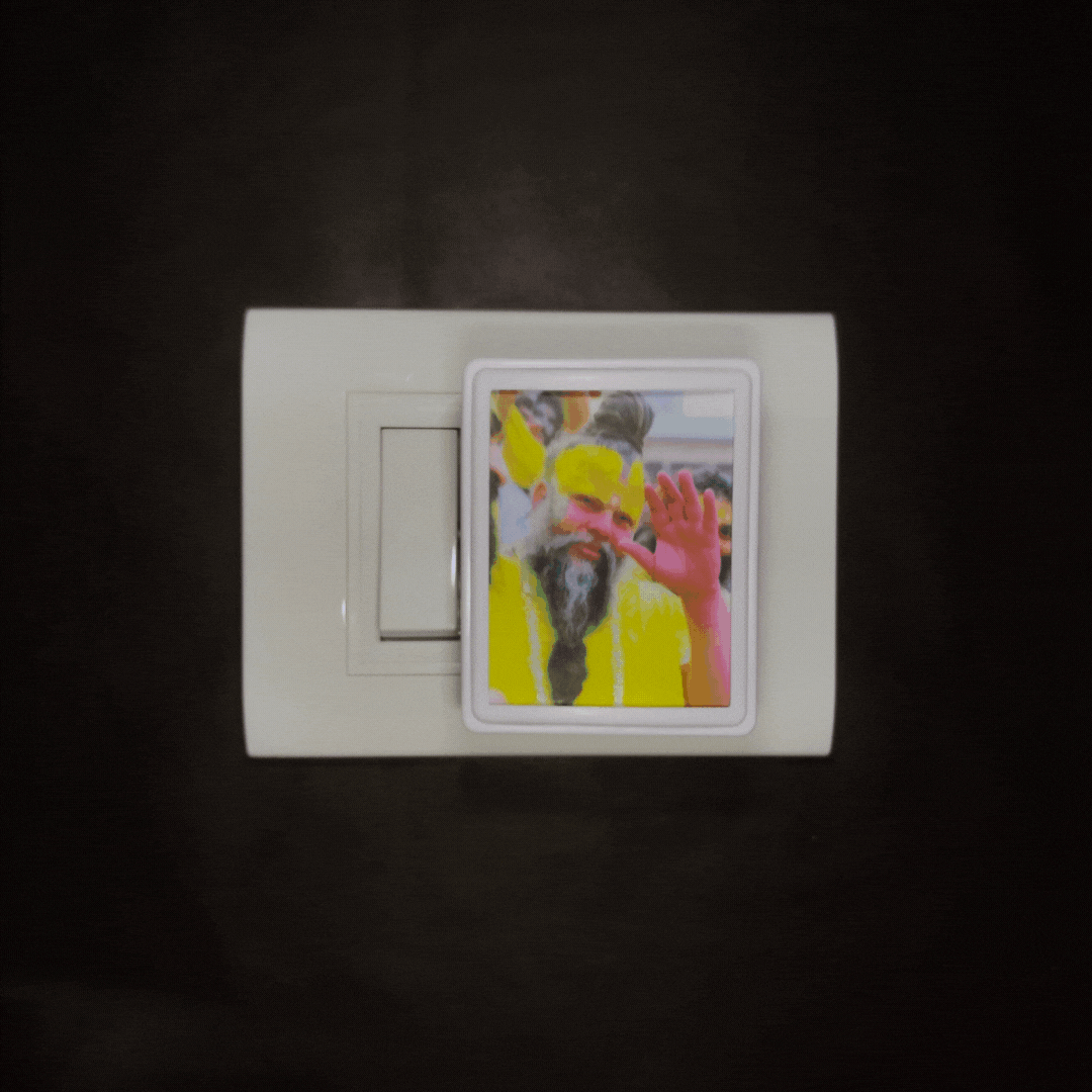 Premanandji Maharaj -  Night Lamp - Manidweep Art