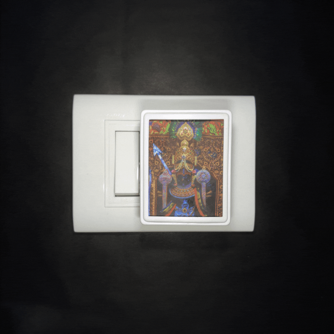 Dwarkadhish Shringar -  Night Lamp - Manidweep Art