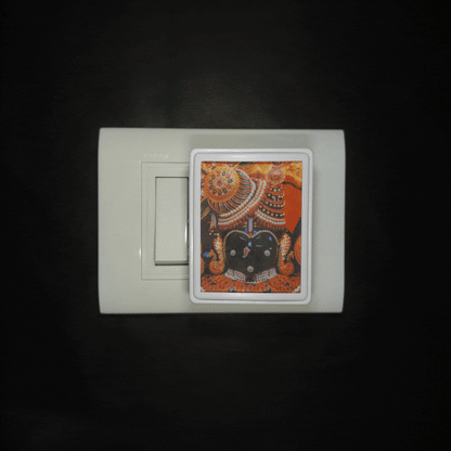 Dwarkadhish Face -  Night Lamp - Manidweep Art