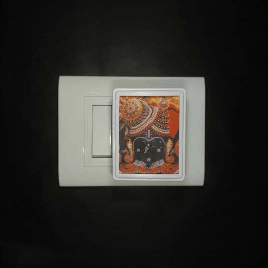 Dwarkadhish Face -  Night Lamp - Manidweep Art