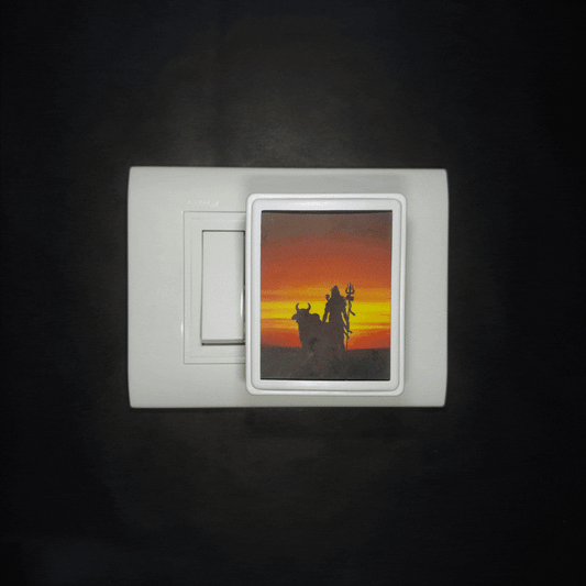 Mahadev -  Night Lamp - Manidweep Art