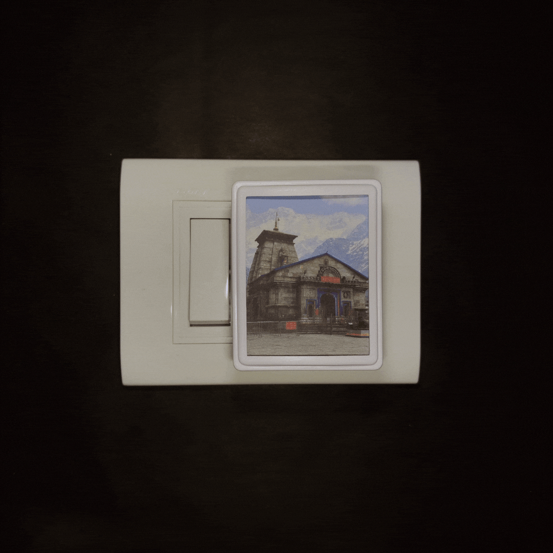 Kedarnath Temple -  Night Lamp - Manidweep Art