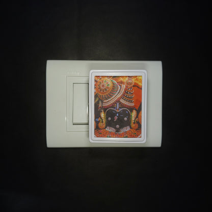 Dwarkadhish Face -  Night Lamp - Manidweep Art