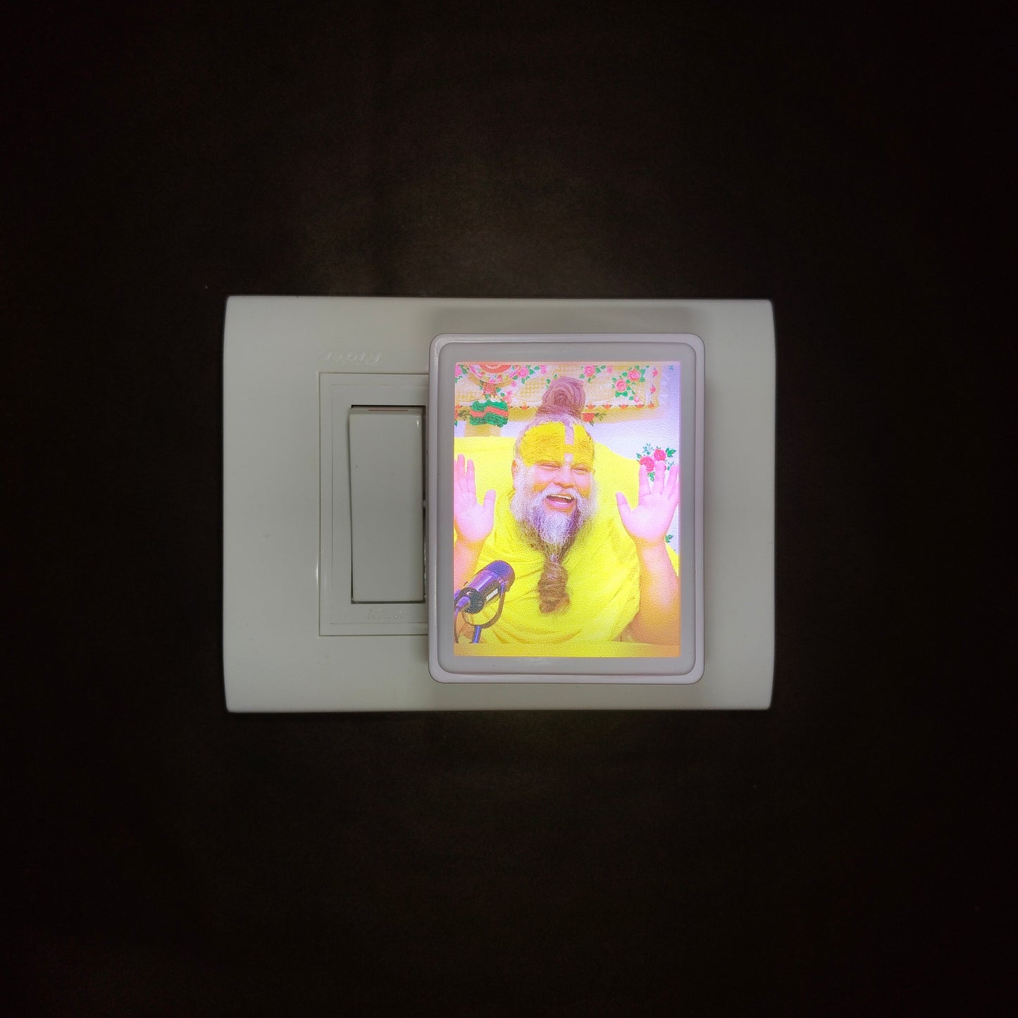 Premanandji Maharaj -  Night Lamp - Manidweep Art