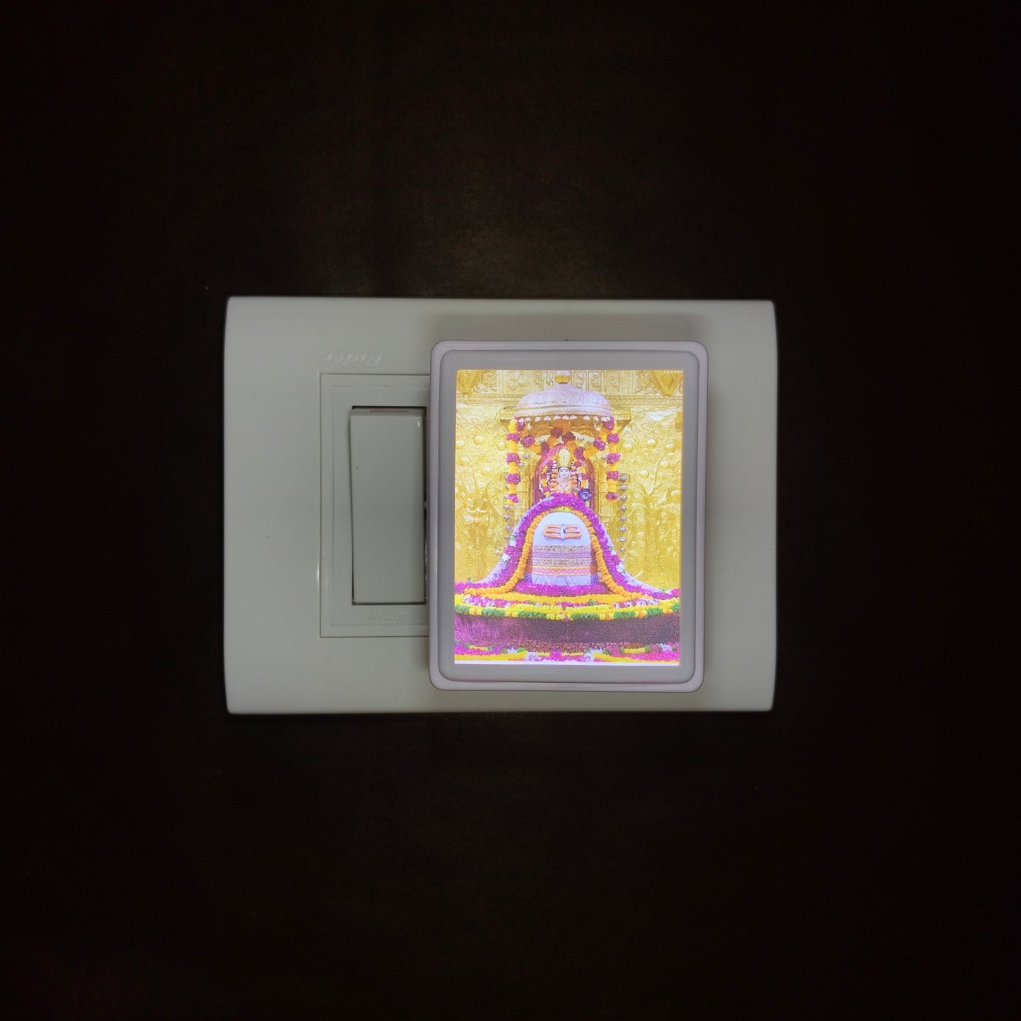 Somnath Mahadev -  Night Lamp - Manidweep Art