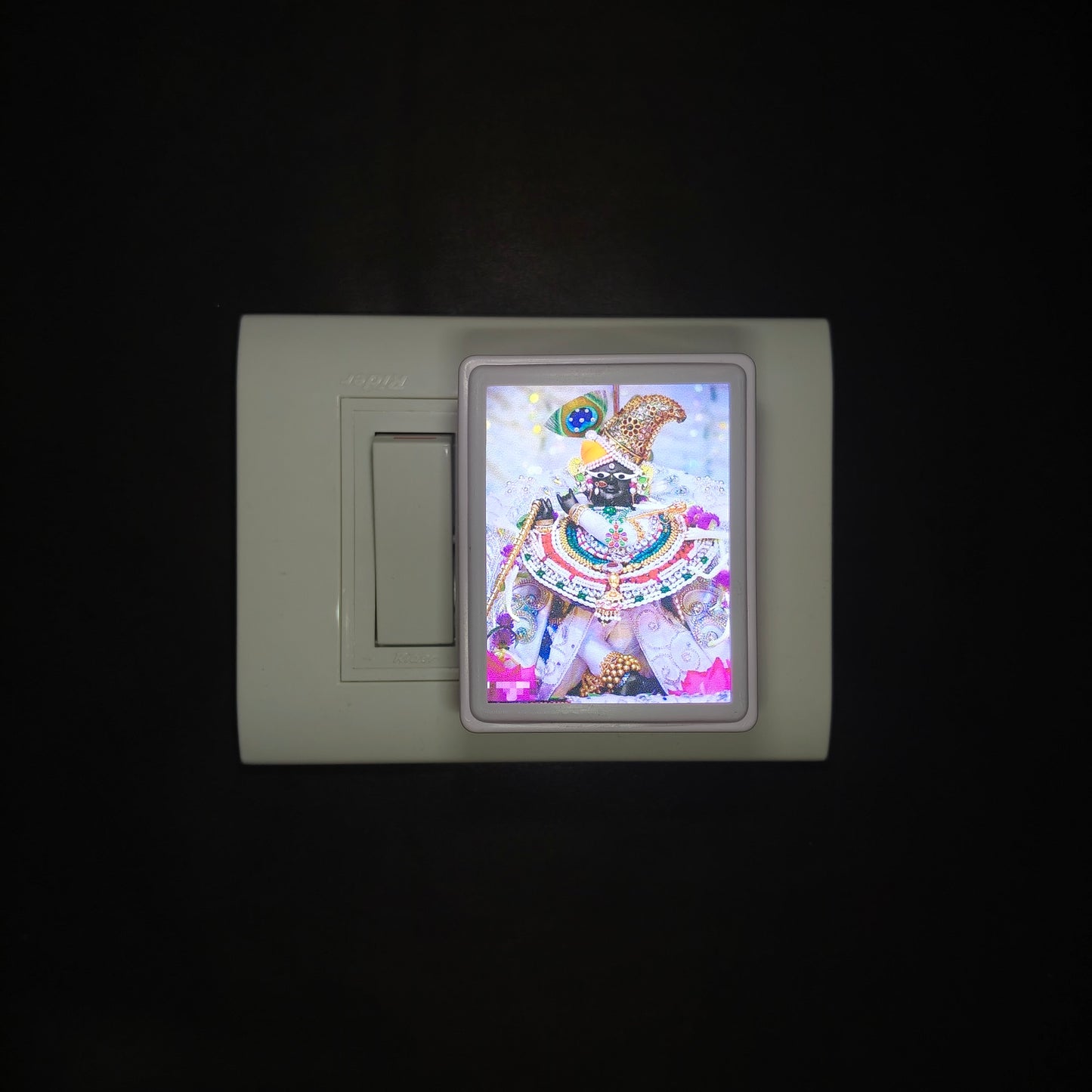 Shri Radha Raman -  Night Lamp - Manidweep Art